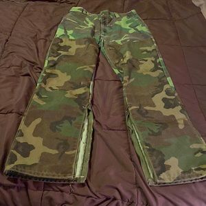 Vintage Cabelas camo brush briar pants 34